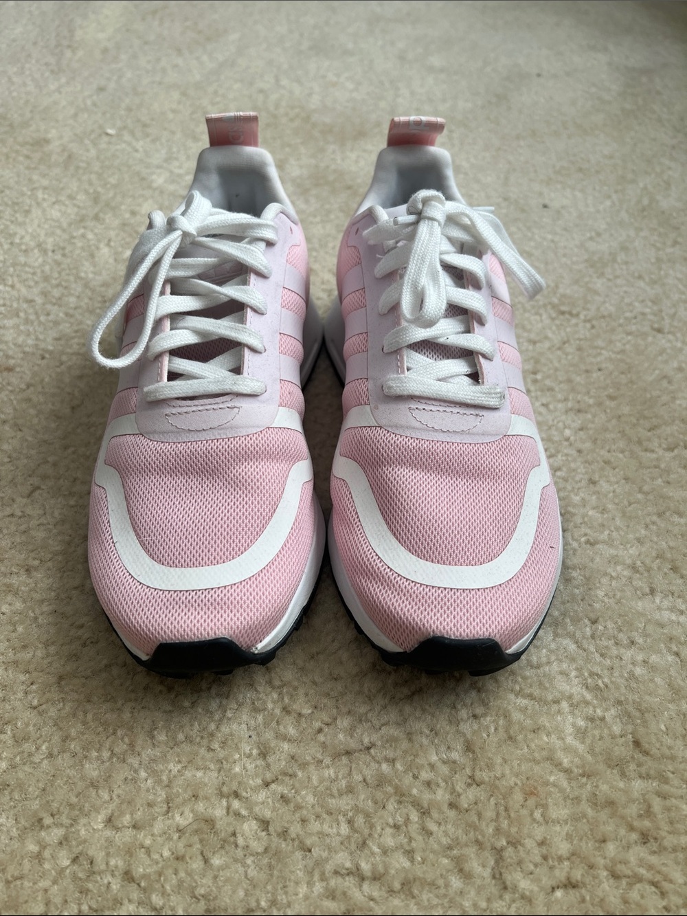 adidas Pink and White Women's Running Sneakers